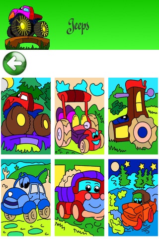 Coloring Pages for Boys with Cars and Vehicles HD screenshot 3