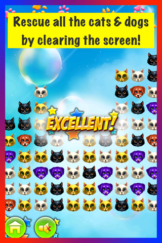 Tap Cats & Dogs Free - Best Super Fun Rescue the Pet Puzzle Game screenshot 2