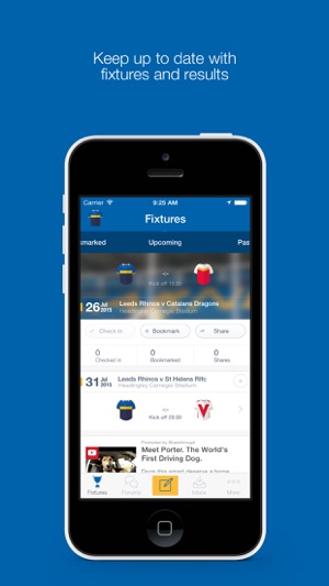 Fan App for Leeds Rhinos