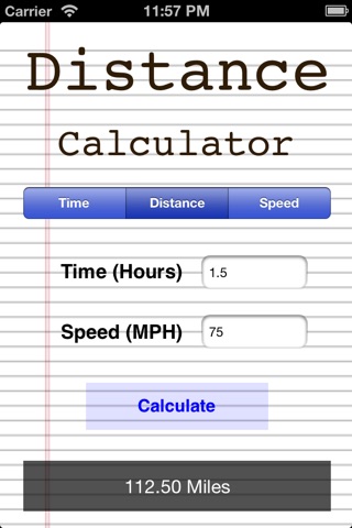 Distance Speed Time Calculator screenshot 2