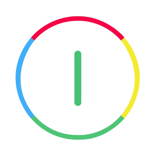 Circle lane - color wheel & match the line to the circle color icon