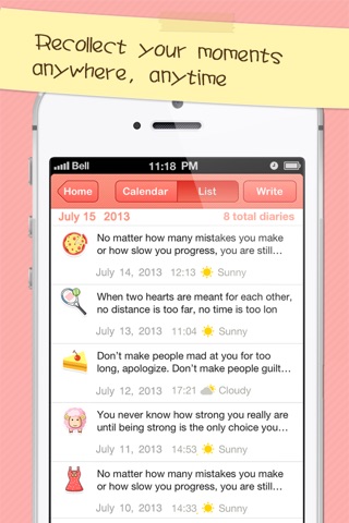 Journie - Diary/Journal to Keep Note of Your Precious Moments and Days screenshot 4