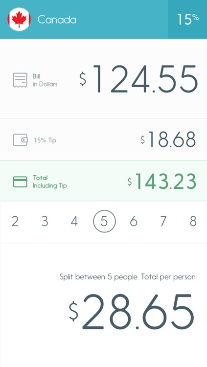 Just the Tip - The Globetrotting Tip Calculator screenshot-3