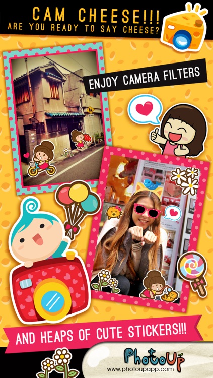 CAM CHEESE  by PhotoUp - cute sticker for decorate photos