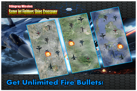 Super Jet Fighters Crossover airattack Pro : Warplane hounds nation defence screenshot 3