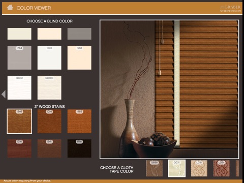 Graber Wood Sample Book screenshot 4