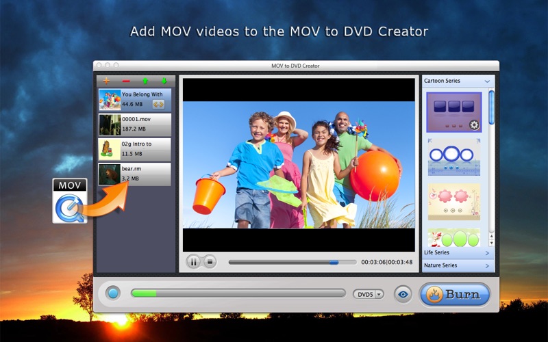 MOV to DVD Creator thumbnail 1