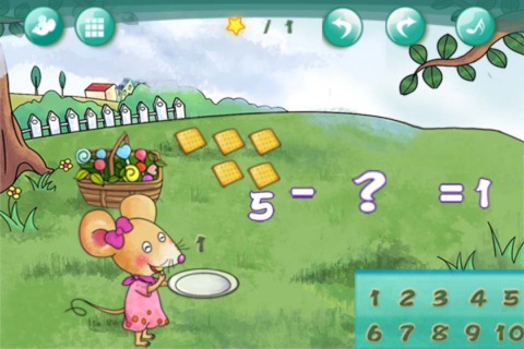 Cake and Fruit:Delicious Number-Kimi's Picnic:Primar Math Free screenshot 3