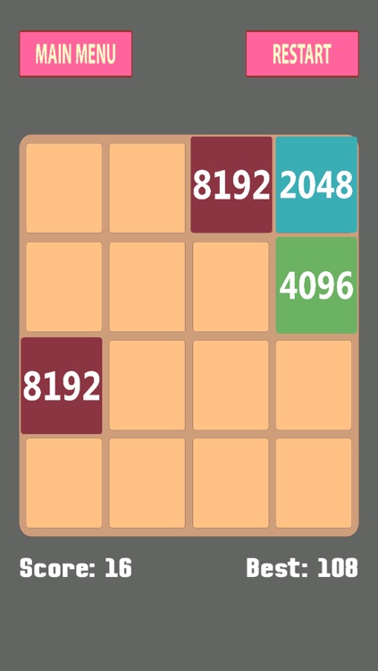 2048 Reverse Challenge - Math Thinking and Matching Puzzle Game