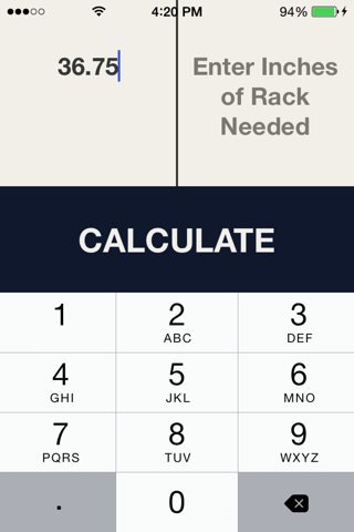 Racking Calculator screenshot 2