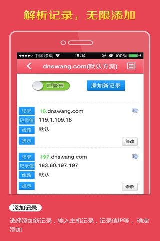 DNS网(dnswang)-域名解析第三方平台，免费智能DNS网! screenshot 4