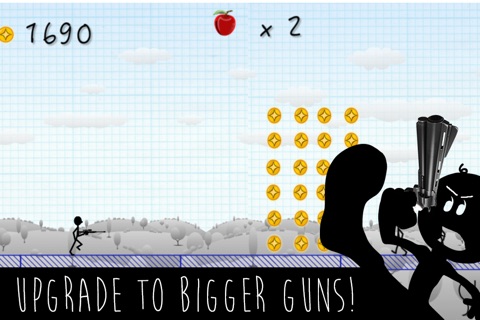 Stickman Gunman - Fun stick-man shoot-er dash screenshot 3