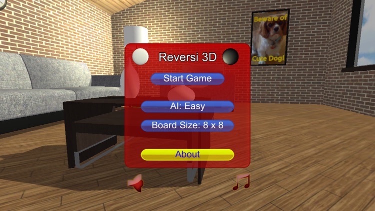 Reversi 3D by Purple Buttons