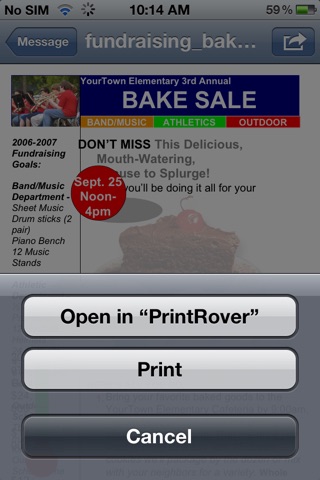 PrintRover® Mobile Printing Client screenshot 4