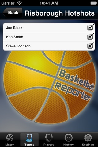 Basketball Reporter screenshot 3