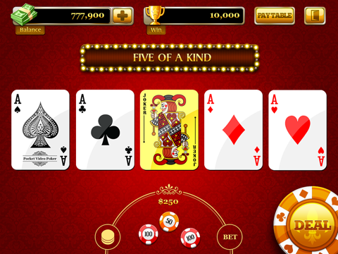 Video Poker: World Tournament! screenshot