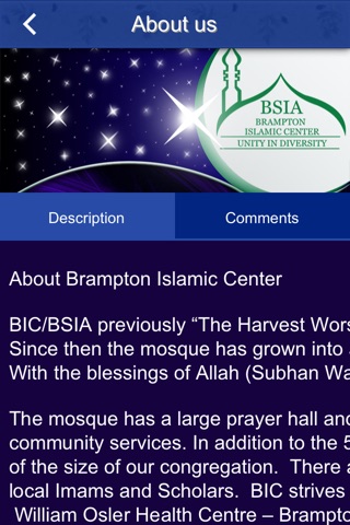 Brampton Islamic Center (BIC) screenshot 2
