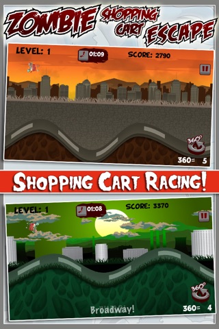 Zombie Shopping Cart Escape screenshot 2