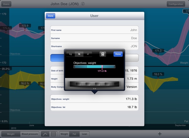 Wiscale - iPad version for weight and blood pressure only(圖2)-速報App