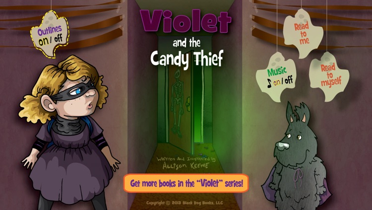 Violet and the Candy Thief - Interactive Halloween Storybook