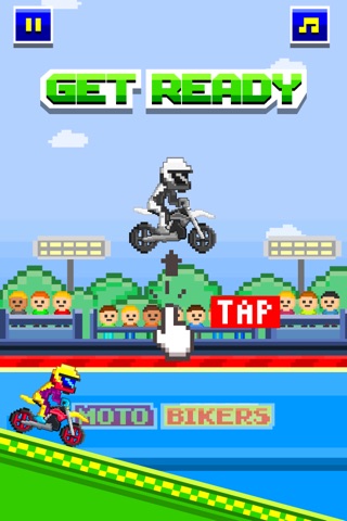 Moto Bikers - Play Pixel 8-bit Bike Racing Games for Free screenshot 2