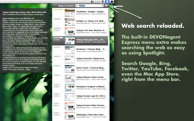 人工智能浏览器DEVONagent Pro for Mac