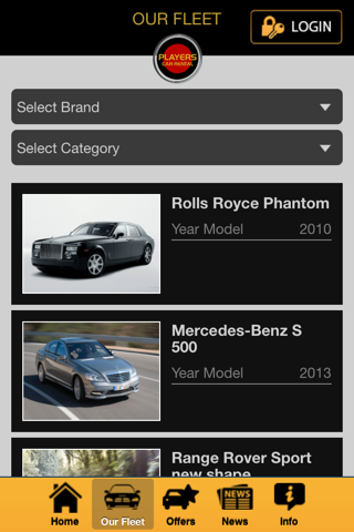 Players Car Rental screenshot 2