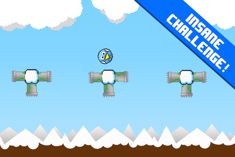 Blue Bird Bounce - Impossible Flappy Fun screenshot 3