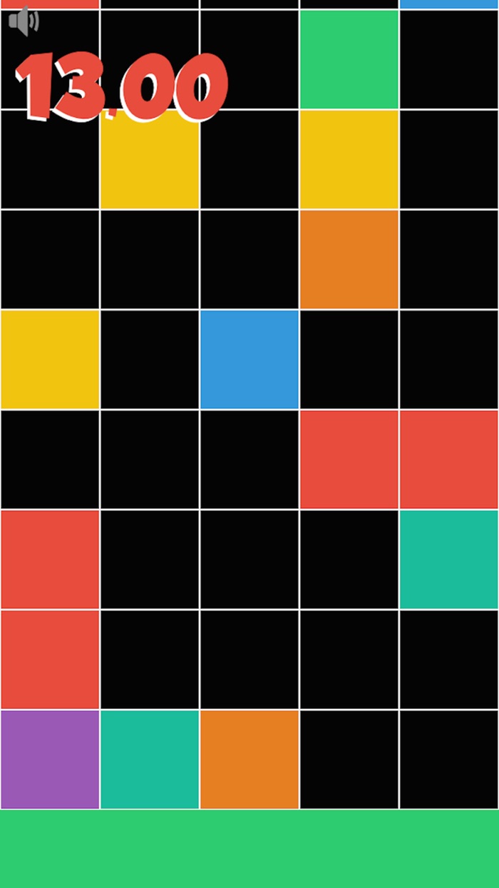 Dont tap any black tile Touch the lowest colored tile only Reach the target as soon as possible.