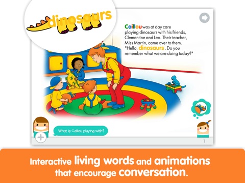 Caillou: My First Play - Lite - by i Read With screenshot 2