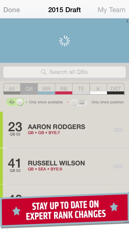 Draft Kit Lab - Fantasy Football 2015 Cheat Sheet & Mock Player Ranking