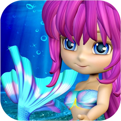 Adventure Mermaid Princess Little Kids World 3D - Fun Mermaid Games Free icon