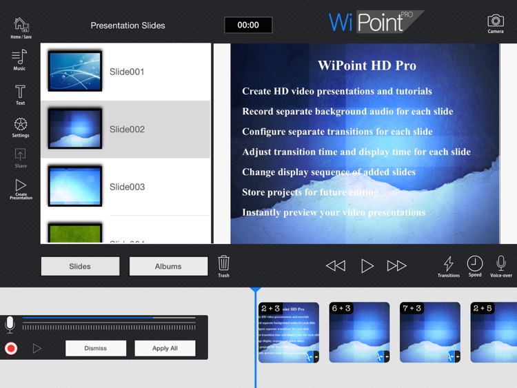 WiPoint HD Pro - Make HD video presentation & photo slideshow screenshot-0