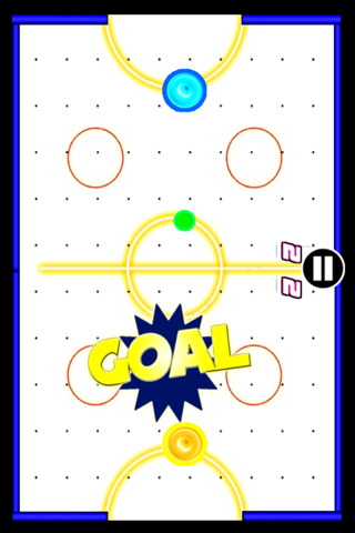 Glow Air Hockey 3D screenshot 3