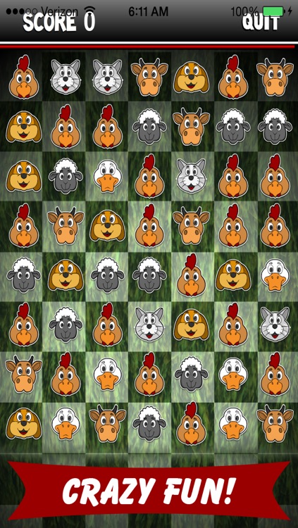 Crazy Farm Animal  – Match 3 Multiplayer Puzzle Game