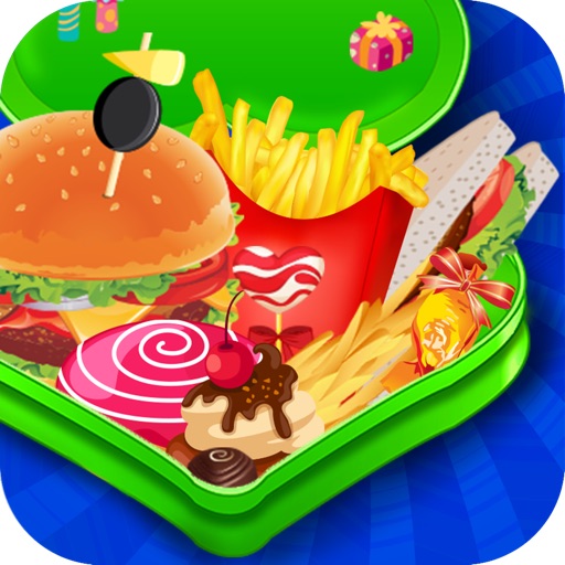 Lunch Box Maker - Make your favorite sandwich, burger, cupcake or candy for your lunchbox icon