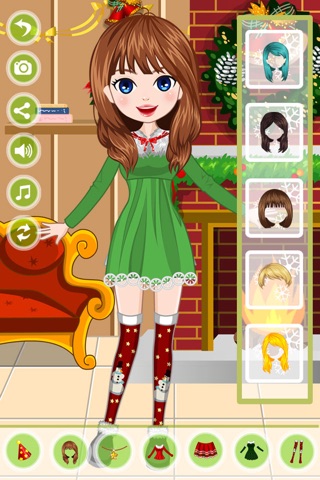 Christmas Girl Make Up screenshot 2