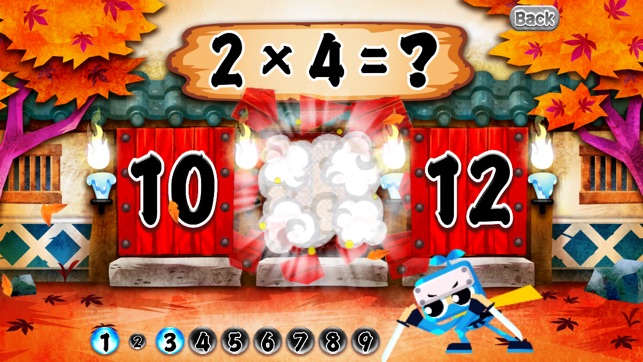 Learn Times Table Easy with Math Ninja(圖3)-速報App