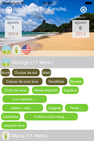 Bagage : Liste de voyage pour vos vacances screenshot 4