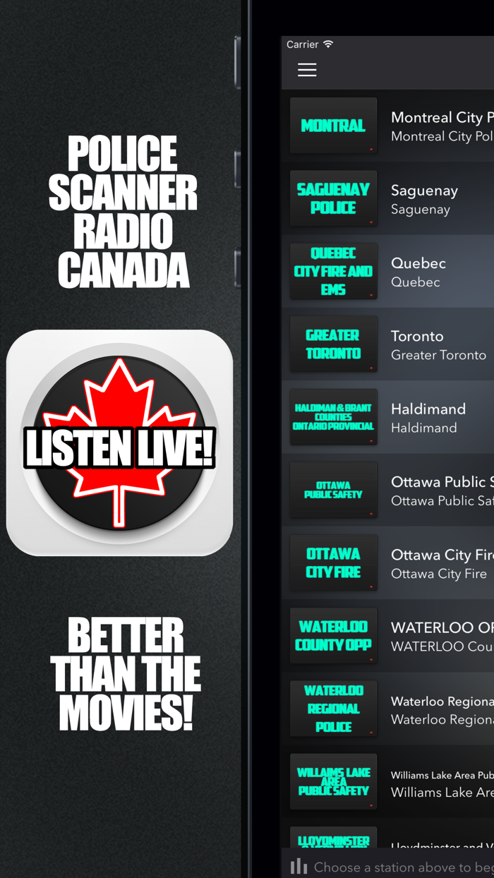 Police Scanner Radio Canada