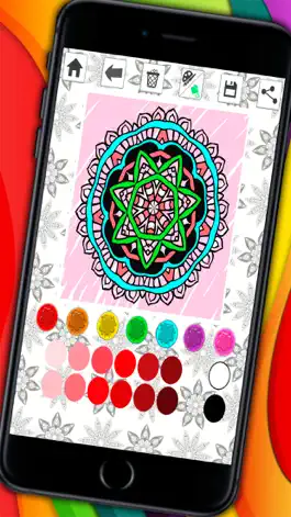 Game screenshot Mandalas coloring pages – Secret Garden colorfy game for adults mod apk