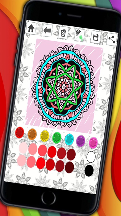 How to cancel & delete Mandalas coloring pages – Secret Garden colorfy game for adults from iphone & ipad 1
