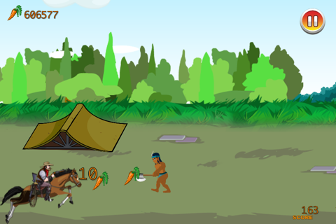 Cowboy & Indian Horse Fighting Battle Free screenshot 2