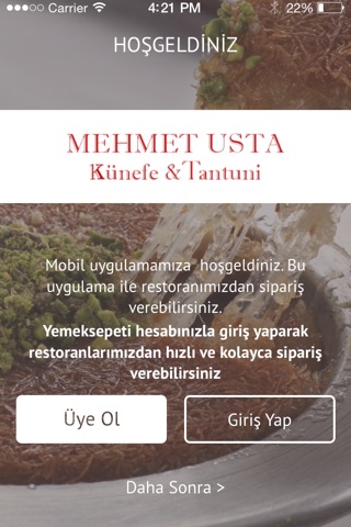 Mehmet Usta Künefe & Tantuni screenshot 2