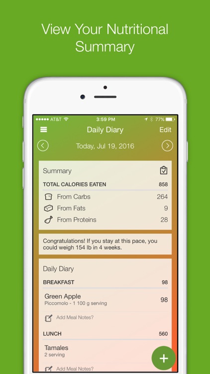My Diet Diary Calorie Counter App screenshot-4