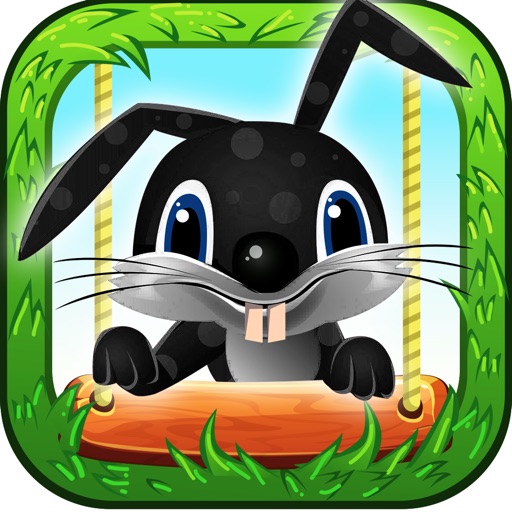 Black Rabbit Jump: Carrot Songs in Wonderland! Easter Bunny Labyrinth Rescue Icon
