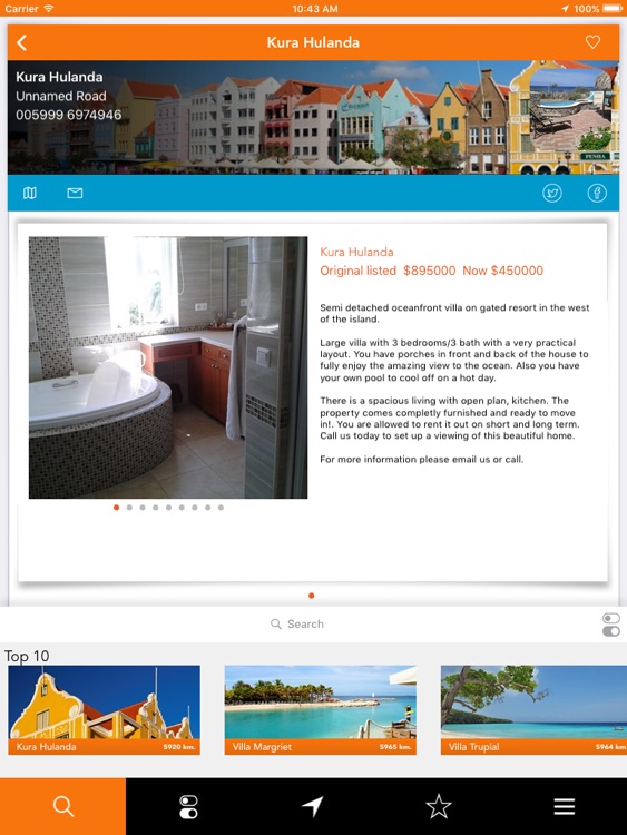 Curacao Real Estate iPad