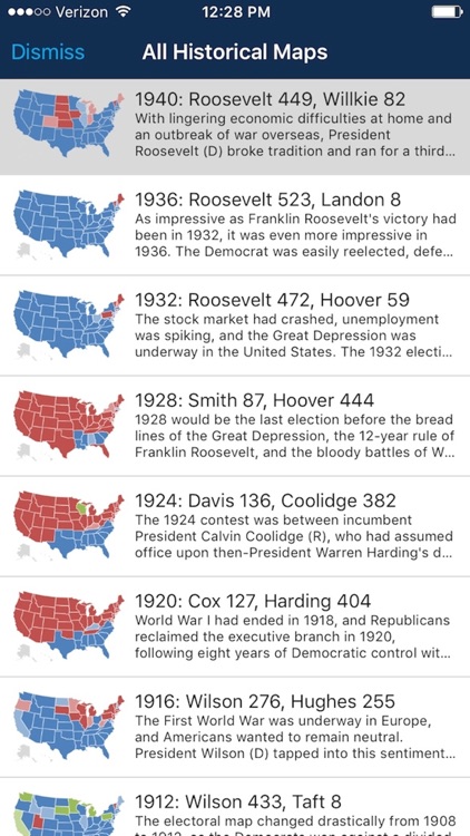 Presidential Election & Electoral College Maps screenshot-0