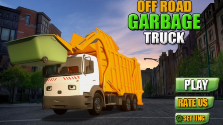 Off Road Garbage Truck 3D