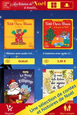 Game screenshot Mes histoires de Noël à lire et à écouter - contes et livres pour enfants, de la maternelle au CP. mod apk